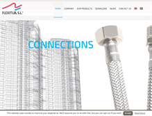 Tablet Screenshot of flexitub.com